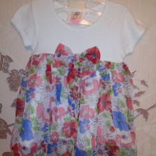 Красивые летние платья для малышки 6 - 12 мес.