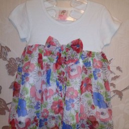 Красивые летние платья для малышки 6 - 12 мес.