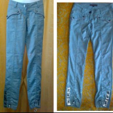 Брюки льон-стрейч, размер 44-46