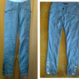 Брюки льон-стрейч, размер 44-46