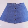 Продам юбку для девочки , ткань тонкий летний джинс , на пуговичках
