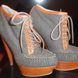 Осенние ботильоны (ботинки) на каблуке asos