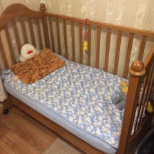 детская кроватка+матрас