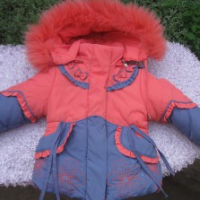 Зимний костюм на девочку