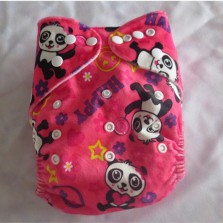 Многоразовые подгузники NAUGHTY BABY плюшевые Minky