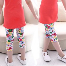 Яркие лосинки-капри  до 5 лет