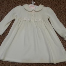 Платье велюровое нарядное 86см