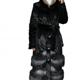 Купить длинную шубу из эко-меха по специальной цене!