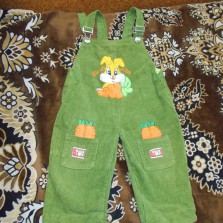 вельветовый комбинизон 1-2 года