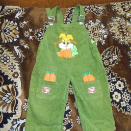 вельветовый комбинизон 1-2 года