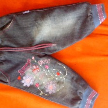 Теплые джинсы 