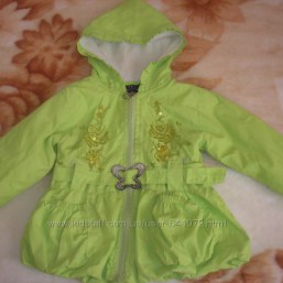 Шикарная курточка-ветровочка для девочки 2 лет