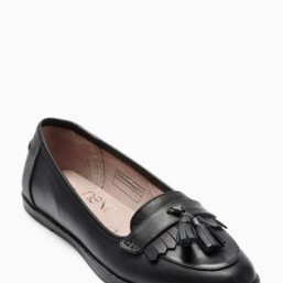 Черные кожаные туфли Next для девочки, 29 размер, новые