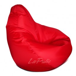 Красное кресло-мешок груша 120*90 см из ткани Оксфорд 