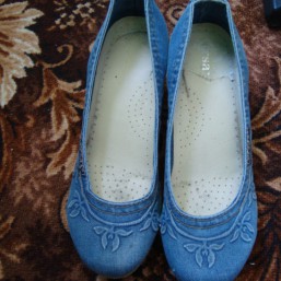 Джинсовые туфли