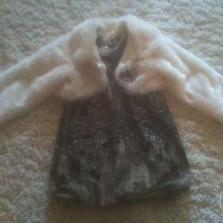 Платье с шубкой на 3-4 года