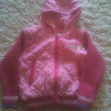 Куртка с вязанными рукавами