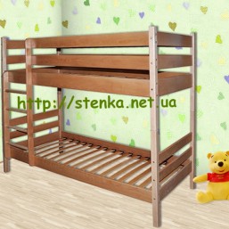 Кровать двухъярусная. Трансформер. Массив бука.