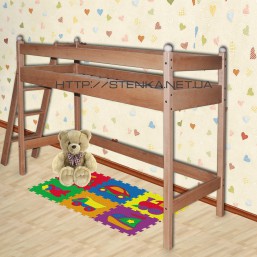 Кровать чердак. Массив Бука