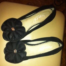 Кожанные туфли на маленькую ножку 