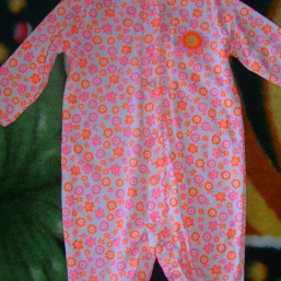 яркий слип человечек Carters для девочки