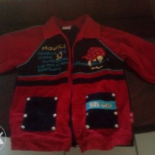 Вельветовая рубашка плотная как лёгкая курточка рост 105