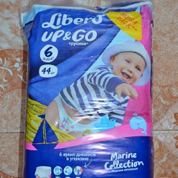 Подгузники-трусики Libero ap&go 44шт 