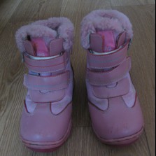 зимние кожаные сапожки