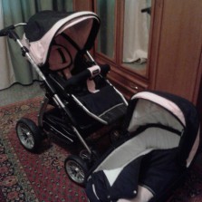 Коляска 2в1 Emmaljunga City Jet + Korg в отличном состоянии (пр-ва Швеция)