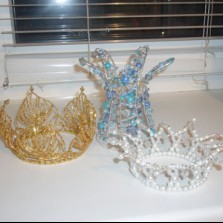 Короны ручной работы из бусин и бисера, для фотосессий, утренников, дней рождений, выпускных