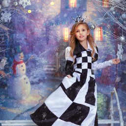 Прокат новогодних костюмов для девочек 4-9 лет