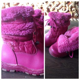 Сапожки зимние на девочку
