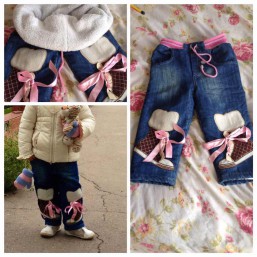 Утепленные джинсы 