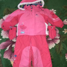 Зимний комбинезон на девочку 2-3 года 