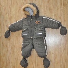  Детский зимний теплый комбинезон