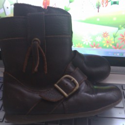 Zara сапожки натур. кожа 22 р-р