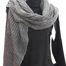 Теплый воздушный шерстяной шарф