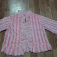 Теплая зимняя кофточка для девочки 6-7 лет