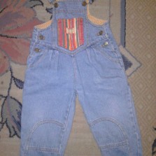 джинсовый полукомбез