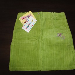 Вельветовая юбка ТМ Amadeo, Польша