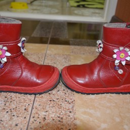 Полностью кожаные сапоги на цигейке. Турция 23 р 14,5 см по стельке