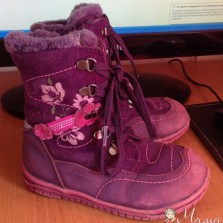 Сапожки Зимние р. 24 Кожа