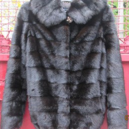 Новая норковая шубка автоледи с капюшоном 42 размер
