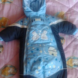 Зимний комбинезон 74 р. Шапка в подарок!