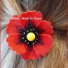 Цветочки заколки, резинки