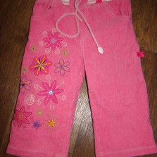 Утеплённые вельветовые штаники