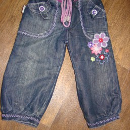 Джинсы на флисе