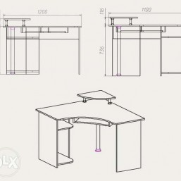 Срочно продам стол угловой