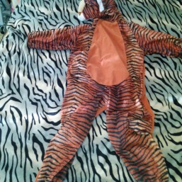 Костюм карнавальный Тигр (р. 110-120) цельный