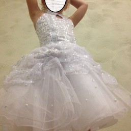 Нарядное платье, костюм снежинки